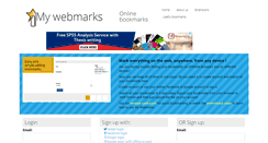 Desktop Screenshot of mywebmarks.net