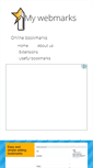Mobile Screenshot of mywebmarks.net